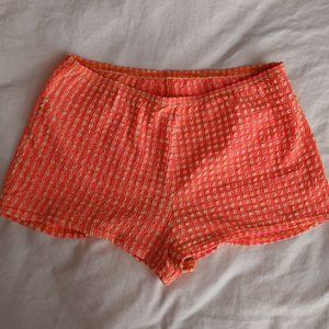 Searsucker Swim Shorts in Pink
